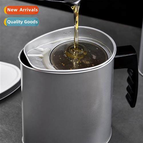 Oval filter oil pot filter drippings jug oil leakage net oil