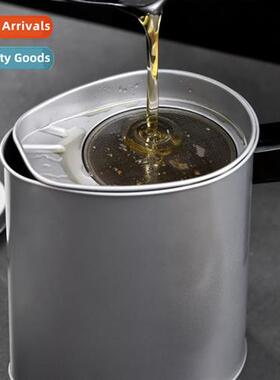 Oval filter oil pot filter drippings jug oil leakage net oil