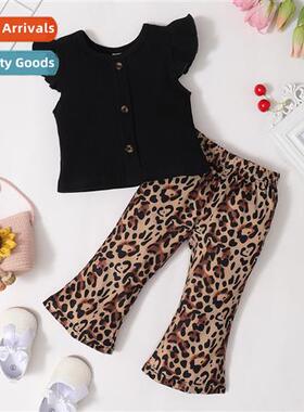 Girls Spring  Autumn 2021 new n sleeveless solid color top +