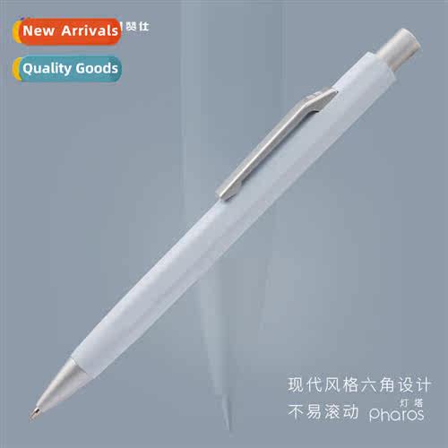 Lighthouse student business fice metal click acti pen neutra
