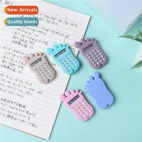 Cute Foot Calculator Kids Promotial Gift Calculator Keychain