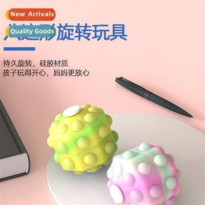 Octagal three-dimensial rotating decompressi toys silice dec