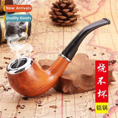 Resin gum wood pipe New curved hammer creative filter pipe o