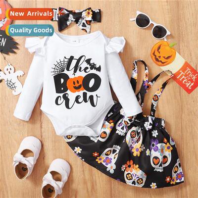 Girls Spring  Autumn 2022 New n Thanksgiving Printing Lg Sle
