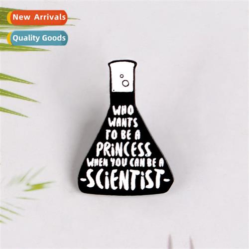 Creative Scientist beaker alloy pin creative persaly experim