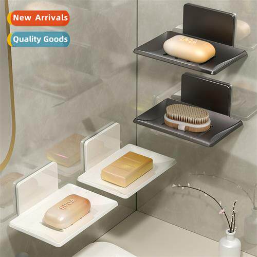 Space aluminum free soap box home bathroom wall-mounted soap