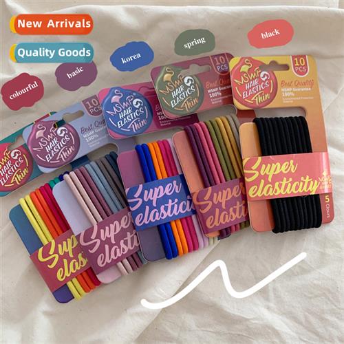 Basic versatile elastic  tie headb dazzle colorful 10 pack