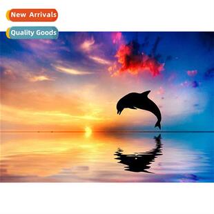 New hmade cross stch sticker painting living room small size