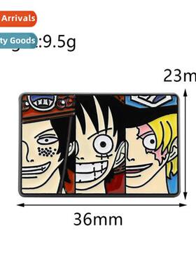 Anime Nautical King Luffy Sabo Ace photo badge King  Thieves