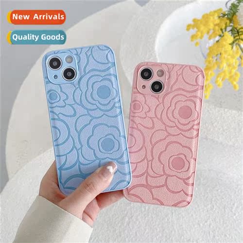 适用iPhone 15 14promax Camellia Phone Case Apple 12 Printed