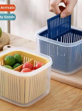 Compartment i crisper refrigerator side dish storage box kch