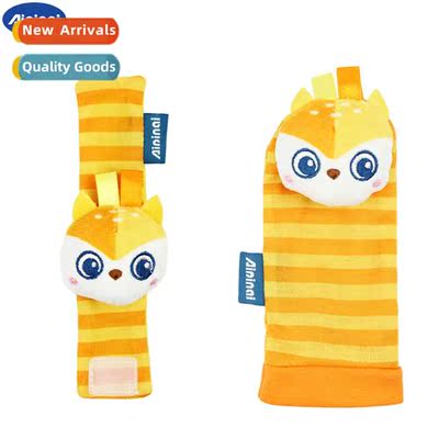 Baby Wristb Baby Rattle Rattle Animal Watch B Socks Stereosc