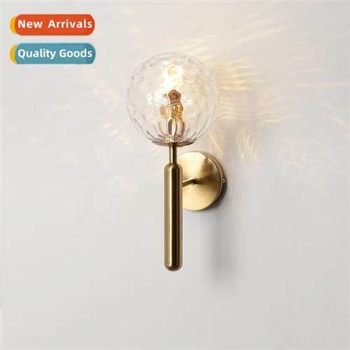 Scinavian modern simple glass lampshade living room bedroom