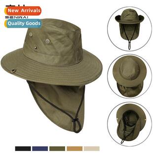 Hat mens summer sun hat hiking outdoor camping fishing fishi