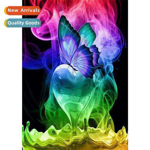 New full diamd dream butterfly diamd painting living room ls