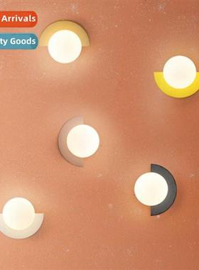 Scinavian creative art living room background wall decorati