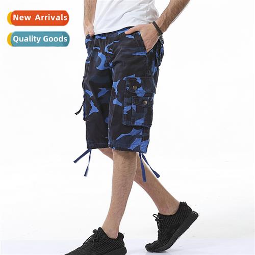 Summer 2022 Mens Cott Loose Casual Five Points Work Pants Ca