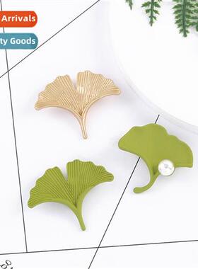 New ins temperament elegant ginkgo biloba pin fashi female l
