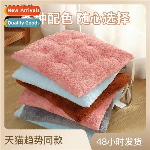 Plush cushi fart cushi dining c seat cushi thickened warm fi