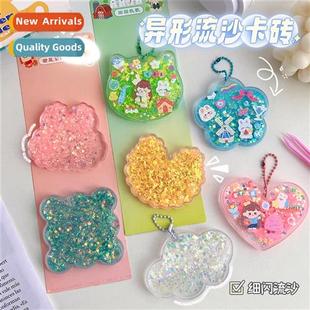 card tile disk quicks DIY oil goo into Shaped carto