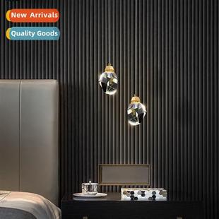 bedside bedroom crystal chelier persaly Full creative copper