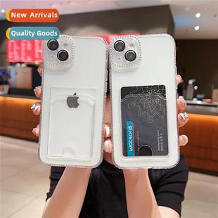 transparent eye card case 适用iPhone15promax apple angel