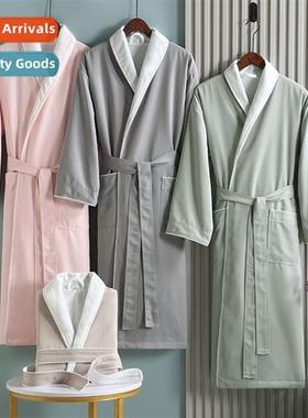 Five-star double-thick hotel bathrobe micriber robe pajamas