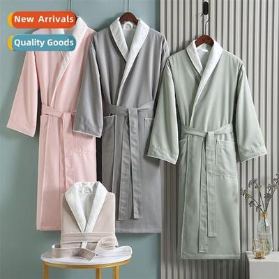 Five-star double-thick hotel bathrobe micriber robe pajamas