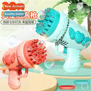 32 holes bazooka automatic bubble machine light hheld bubble