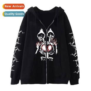 ladies sweatshirt hoodie gothic butterfly dark couple style