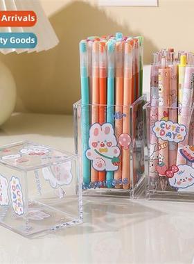 Childrens student statiery pencil holder transparent acrylic