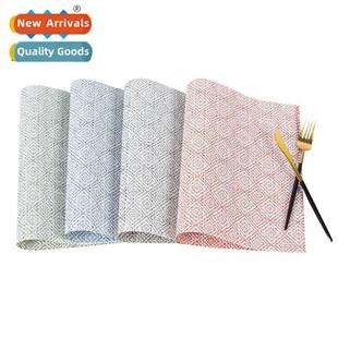 simple fashi heat placemats washable resistant PVC wear