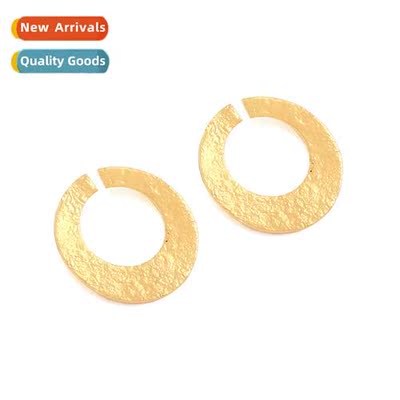 ZA exaggerated technology large circle earrings temperament