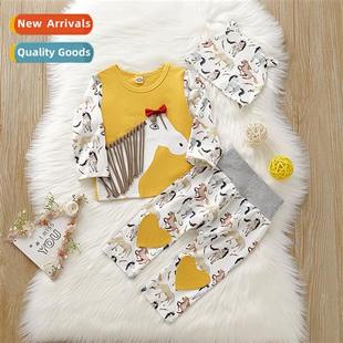 tassel 2020 sleeved fall new print Girls spring