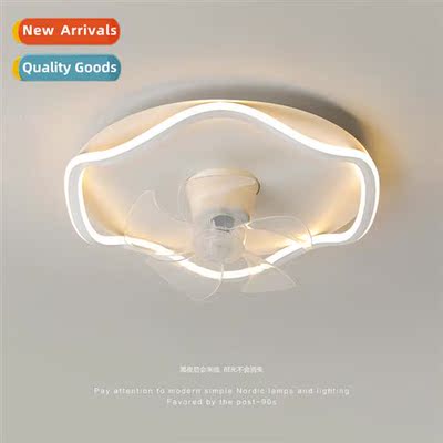 Scinavian creative persaly ceiling fan light LED modern mini