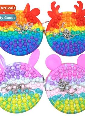 Unzip Exterminator Pieer Coin Purse Bag Silice Bubble Fun Gi