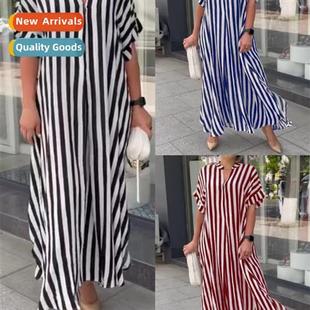 Side Spl Sleeve Womens Dre Short Fashi Cardigan 2022 Striped