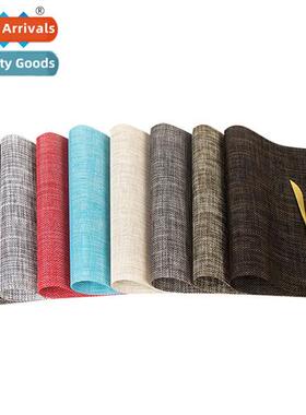 an pvc woven placemats n-slip western dinner mat heat insula