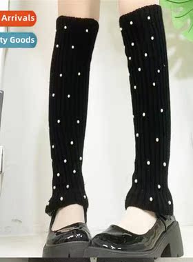 Autumn and winter warm knted wool leggings Korean versi   pe