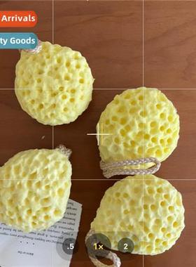 Korea ins wind hydrophilic bathing cott heycomb face bathing