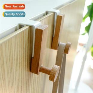 solid wood hooks Japanese household metal cabinet
