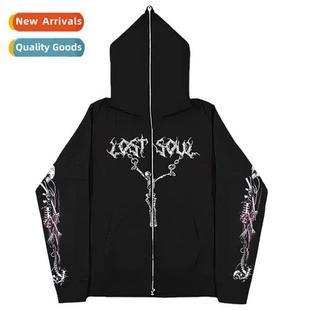 2023 dark red heart sweatshirt men women hoodie gothic coup