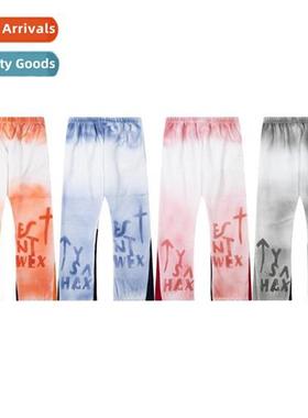 New tide br GALLERY tie-dye gradient retro set casual pants