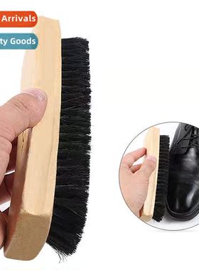 Wooden Hair Shoe Brush Shoe Polish Brush Hair Brush Refurbis