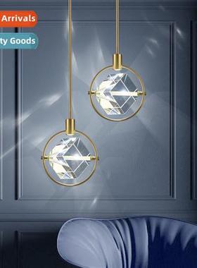 Post-modern light crystal chelier simple creative home resta