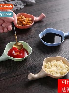 Wheat straw seasing plate wh hle kchen multi-purpose sauce v