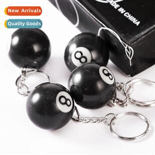 Fashi pool keychain pendant creative keychain large billiard