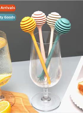 Plastic Hey Stick Stirring Stick Bee Stick Cfee Milk Tea Sti