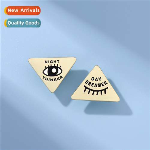 Carto inverted triangle eyes persalised English letters crea