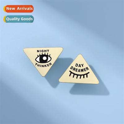 Carto inverted triangle eyes persalised English letters crea